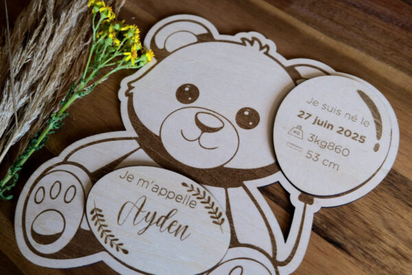 Carte étape bébé