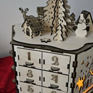 Calendrier de l'Avent - Hexagonal